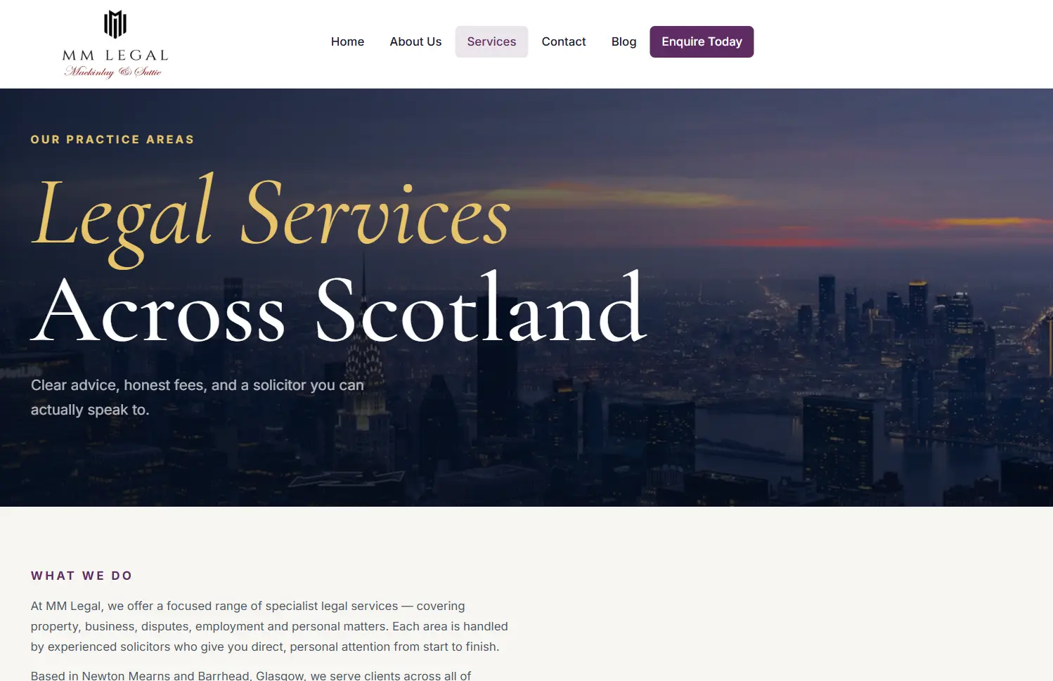 Website built for North Coast Painting